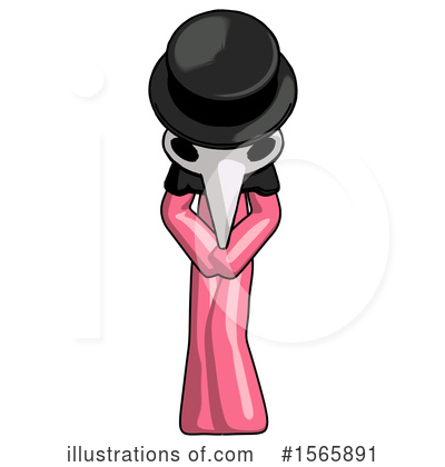Royalty-Free (RF) Pink Design Mascot Clipart Illustration by Leo Blanchette - Stock Sample #1565891