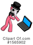 Pink Design Mascot Clipart #1565902 by Leo Blanchette