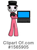 Pink Design Mascot Clipart #1565905 by Leo Blanchette