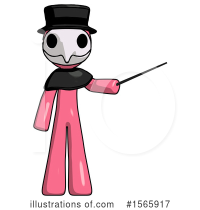 Royalty-Free (RF) Pink Design Mascot Clipart Illustration by Leo Blanchette - Stock Sample #1565917