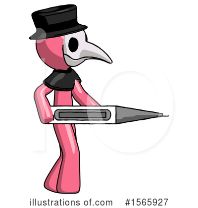 Royalty-Free (RF) Pink Design Mascot Clipart Illustration by Leo Blanchette - Stock Sample #1565927
