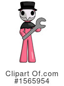 Pink Design Mascot Clipart #1565954 by Leo Blanchette