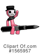 Pink Design Mascot Clipart #1565957 by Leo Blanchette