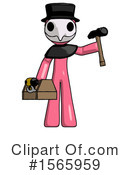 Pink Design Mascot Clipart #1565959 by Leo Blanchette