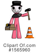 Pink Design Mascot Clipart #1565960 by Leo Blanchette