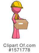 Pink Design Mascot Clipart #1571778 by Leo Blanchette