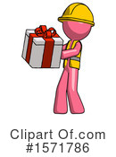 Pink Design Mascot Clipart #1571786 by Leo Blanchette