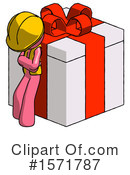 Pink Design Mascot Clipart #1571787 by Leo Blanchette