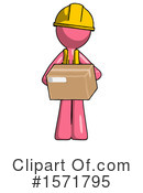 Pink Design Mascot Clipart #1571795 by Leo Blanchette