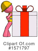 Pink Design Mascot Clipart #1571797 by Leo Blanchette