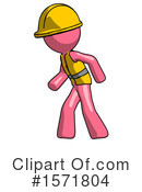 Pink Design Mascot Clipart #1571804 by Leo Blanchette