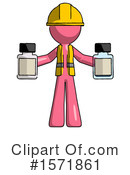 Pink Design Mascot Clipart #1571861 by Leo Blanchette