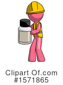 Pink Design Mascot Clipart #1571865 by Leo Blanchette
