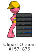 Pink Design Mascot Clipart #1571876 by Leo Blanchette