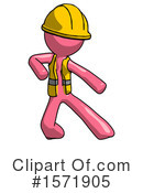 Pink Design Mascot Clipart #1571905 by Leo Blanchette