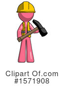 Pink Design Mascot Clipart #1571908 by Leo Blanchette