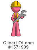 Pink Design Mascot Clipart #1571909 by Leo Blanchette