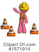 Pink Design Mascot Clipart #1571914 by Leo Blanchette