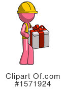Pink Design Mascot Clipart #1571924 by Leo Blanchette