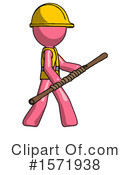 Pink Design Mascot Clipart #1571938 by Leo Blanchette