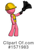 Pink Design Mascot Clipart #1571983 by Leo Blanchette