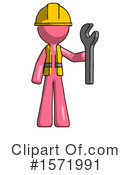 Pink Design Mascot Clipart #1571991 by Leo Blanchette