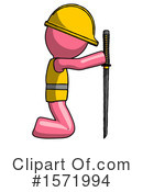 Pink Design Mascot Clipart #1571994 by Leo Blanchette