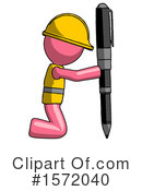Pink Design Mascot Clipart #1572040 by Leo Blanchette