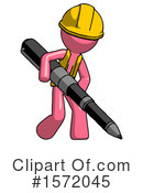 Pink Design Mascot Clipart #1572045 by Leo Blanchette