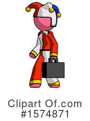 Pink Design Mascot Clipart #1574871 by Leo Blanchette