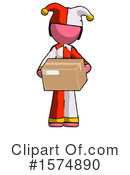 Pink Design Mascot Clipart #1574890 by Leo Blanchette