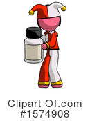 Pink Design Mascot Clipart #1574908 by Leo Blanchette