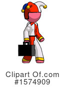 Pink Design Mascot Clipart #1574909 by Leo Blanchette