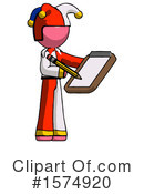 Pink Design Mascot Clipart #1574920 by Leo Blanchette