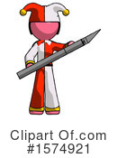 Pink Design Mascot Clipart #1574921 by Leo Blanchette