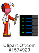Pink Design Mascot Clipart #1574923 by Leo Blanchette