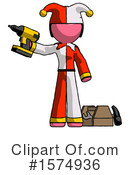 Pink Design Mascot Clipart #1574936 by Leo Blanchette