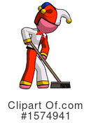 Pink Design Mascot Clipart #1574941 by Leo Blanchette