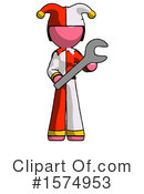 Pink Design Mascot Clipart #1574953 by Leo Blanchette