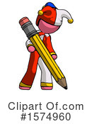 Pink Design Mascot Clipart #1574960 by Leo Blanchette