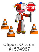 Pink Design Mascot Clipart #1574967 by Leo Blanchette