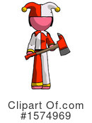 Pink Design Mascot Clipart #1574969 by Leo Blanchette