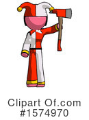 Pink Design Mascot Clipart #1574970 by Leo Blanchette