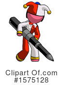 Pink Design Mascot Clipart #1575128 by Leo Blanchette