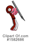 Pink Design Mascot Clipart #1582686 by Leo Blanchette