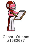 Pink Design Mascot Clipart #1582687 by Leo Blanchette