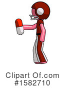 Pink Design Mascot Clipart #1582710 by Leo Blanchette