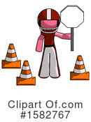 Pink Design Mascot Clipart #1582767 by Leo Blanchette