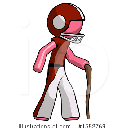 Royalty-Free (RF) Pink Design Mascot Clipart Illustration by Leo Blanchette - Stock Sample #1582769