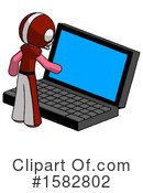 Pink Design Mascot Clipart #1582802 by Leo Blanchette